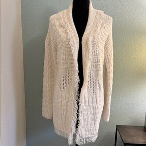Sincerely Jules Cream Textured Cardigan